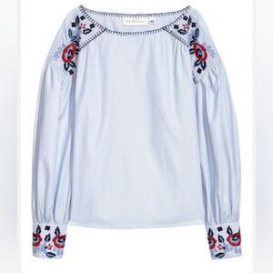H&M Blouse with embroidery